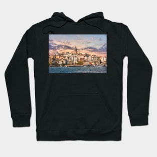 Galata Tower in Istanbul, Turkey Hoodie